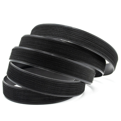 hot selling ABS Rubber strip fastener tape  plastic hard injection hook and loop tape  for Card slot curtains