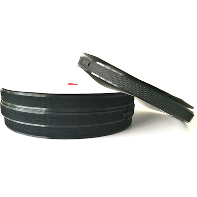 hot selling ABS Rubber strip fastener tape  plastic hard injection hook and loop tape  for Card slot curtains