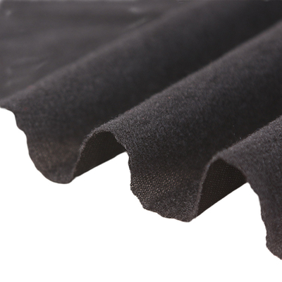 Breathable and soft extra thin Loop fabric wide Hook and Loop tape in black and white color