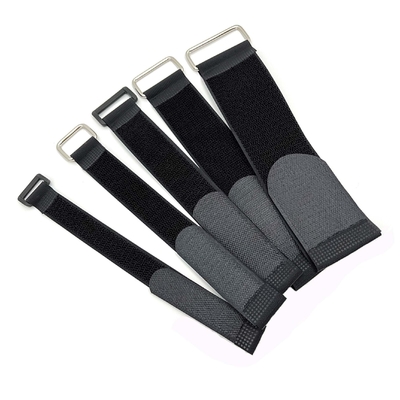 Custom nylon hook and loop strap with buckle unapped hook and loop with buckle