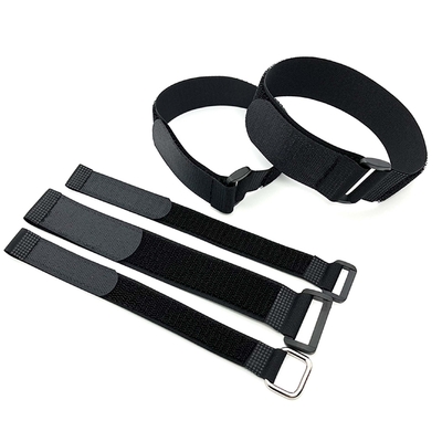 Custom nylon hook and loop strap with buckle unapped hook and loop with buckle
