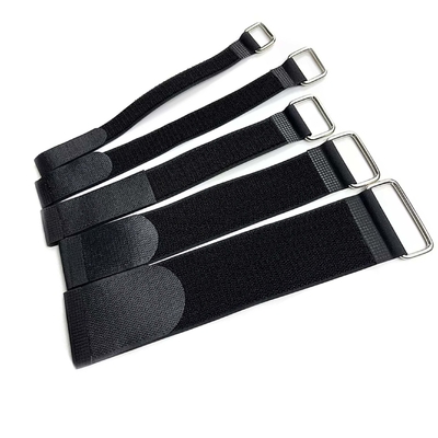Custom nylon hook and loop strap with buckle unapped hook and loop with buckle