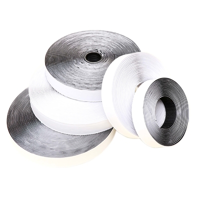 Manufacturers custom adhesive hook and loop fastener tape Strong Sticky adhesive Back Glue hook and loop