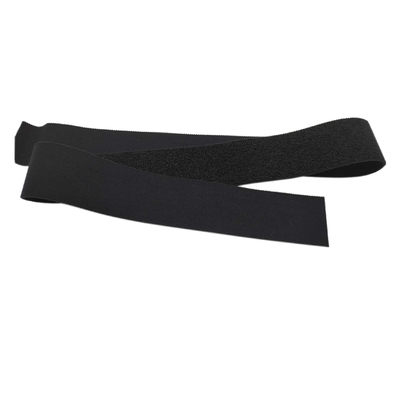 Custom logo stretch strap unbrushed elastic loop