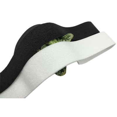 Custom logo stretch strap unbrushed elastic loop