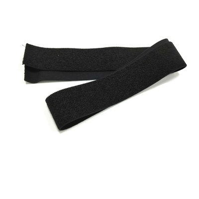 Custom logo stretch strap unbrushed elastic loop