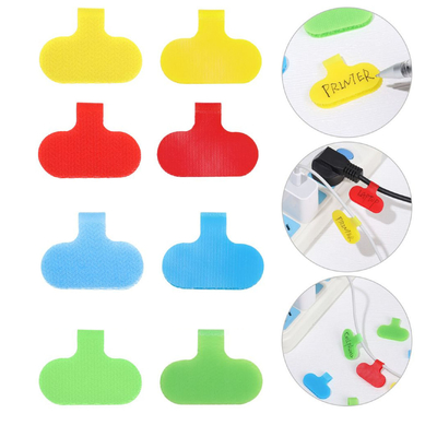custom size shape self adhesive hook and loop on same side self sticking nylon fastener tape circle loop