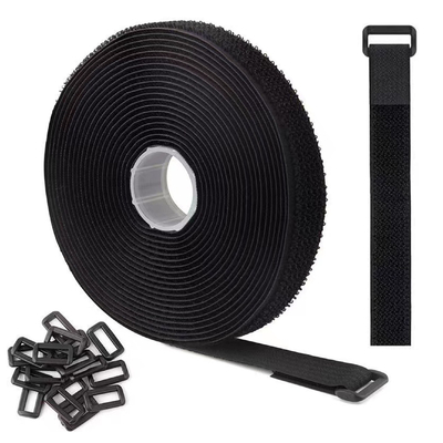 Good quality one side hook and loop mixed do by self self-adhesive hook loop on the same side cable tie set