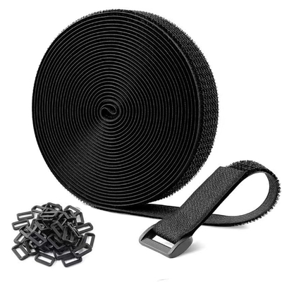 Good quality one side hook and loop mixed do by self self-adhesive hook loop on the same side cable tie set