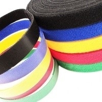 Self grip 1&quot;  Back to back double side hook and loop roll cable ties