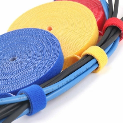 Self grip 1&quot;  Back to back double side hook and loop roll cable ties
