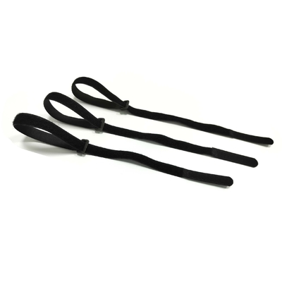 Custom any Size Eco-Friendly Soft Adjustable Bike Strap Cable Tie Hook And loop Strap