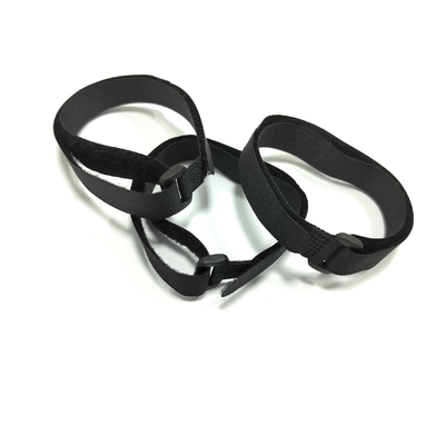 Custom any Size Eco-Friendly Soft Adjustable Bike Strap Cable Tie Hook And loop Strap