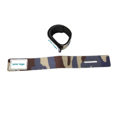 Colorful fishing rod ties neoprene strap stretchy waterproof wrap ties for  Fishing Rod