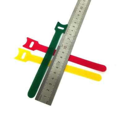 reusable  back to back cable ties Self locking Custom shape adjustable hook and loop Fastener Tape