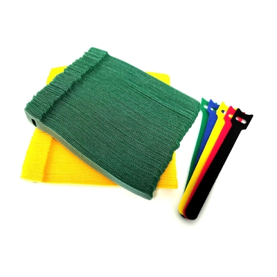 reusable  back to back cable ties Self locking Custom shape adjustable hook and loop Fastener Tape
