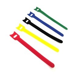 reusable  back to back cable ties Self locking Custom shape adjustable hook and loop Fastener Tape