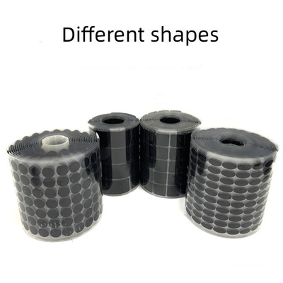 Stick-On Hook &amp; Loop Dots Hook and Loop sheet Custom color Mounting squares and adhesive dots for General Purpose