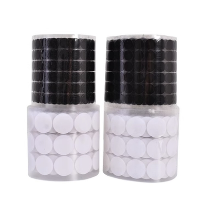 Manufacturer supply Custom Sticky back no sew  Hook and Loop dots glued coins rounds square or circles in different size
