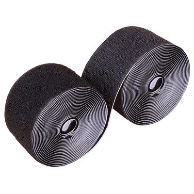 Peel and Stick Industrial PSA glue Hook and loop tapes nylon in white and black color