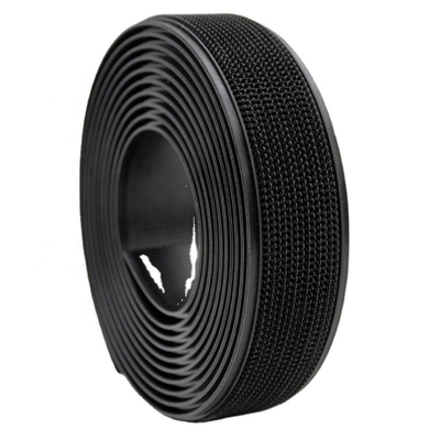 Heavy Duty 1 inch 25 mm Black Mount Tape Injection Rigid Hook and Loop Insert Types for Mop and Curtains