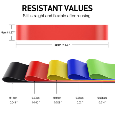 Workout Simplify Stretching Loop Exercise Strap Yoga Training Fitness Rubber Resistance Bands