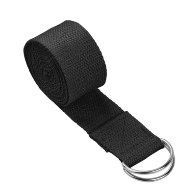 Yoga Exercise Adjustable Stretch Band Training Belt Leg Fitness Exercise Anti Slip Pilates Strap with D Buckle
