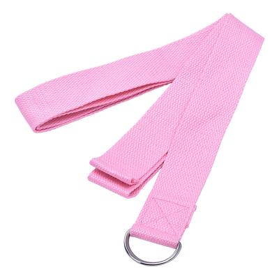 Yoga Tension Band Stretching With Extra Safe Adjustable D-Ring Buckle Fitness Stretch Strap No Elastic