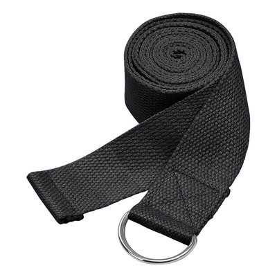 Yoga Tension Band Stretching With Extra Safe Adjustable D-Ring Buckle Fitness Stretch Strap No Elastic