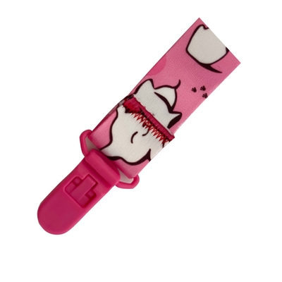 Fabric Cartoon BPA Free baby Pacifier Clips Chain soft and waterproof Pacifier Holder Nipple Soother Chain