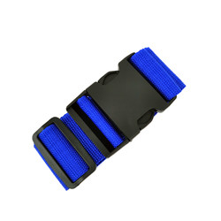Heavy duty high quality rainbow colors custom tag luggage straps adjustable buckle webbing belt for suitcases and travel bag