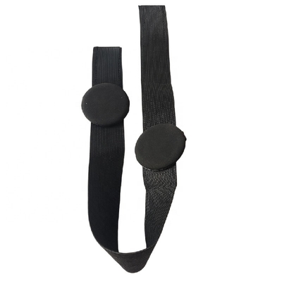 Hot Selling Custom Logo Black Lace Melt Belt Band Hair Edge Elastic Band For Wigs With Protection Ear Covers Muffs Pads
