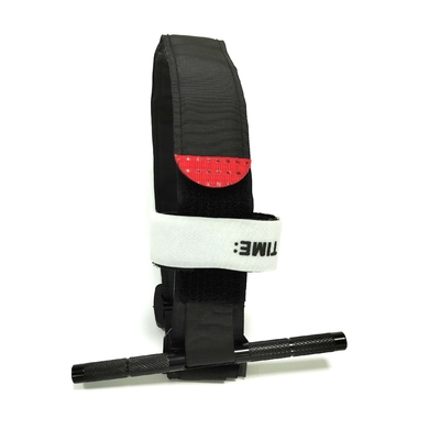 Outdoor hook and loop  tourniquet with metal  rod