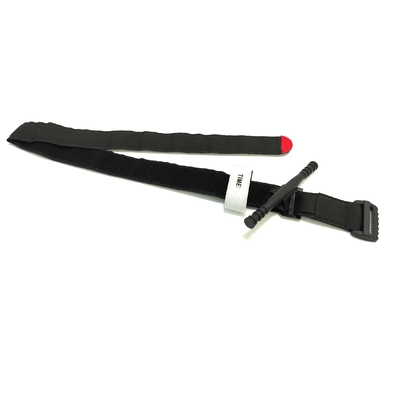 Outdoor Portable  First Aid print strap same side hook and loop  tourniquet with thicker rod