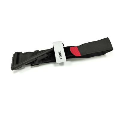 Outdoor Portable self adhesive hook and loop Strap First Aid print strap same side hook and loop  tourniquet