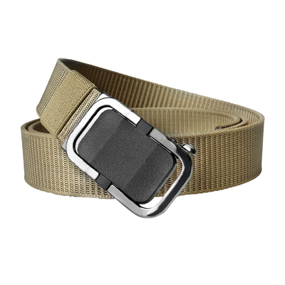 Tactical waist belt  Nylon Outdoor Canvas Fabric Belt with iron buckle