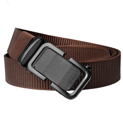 Tactical waist belt  Nylon Outdoor Canvas Fabric Belt with iron buckle