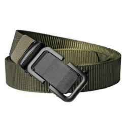 Tactical waist belt  Nylon Outdoor Canvas Fabric Belt with iron buckle