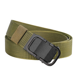 Ajustabble Nylon Strap Tactical Men's Belt with Alloy Buckle Multi-Functional Outdoor Training
