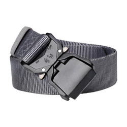 Heavy Duty Nylon Webbing Tactical belt with flip Quick Release Buckle