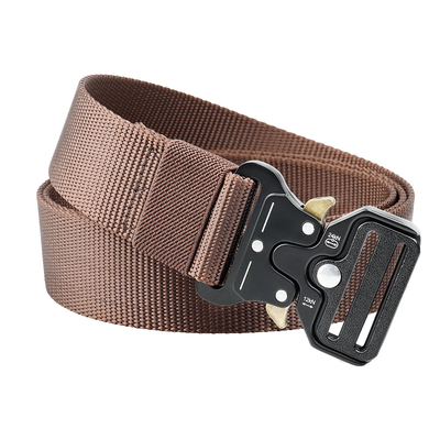 Hot selling 3.8CM Width Tactical belt zinc alloy buckle belt Men's Belt with Quick Release Buckle
