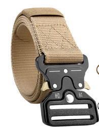Hot selling 3.8CM Width Tactical belt zinc alloy buckle belt Men's Belt with Quick Release Buckle