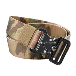 Hot selling 3.8CM Width Tactical belt zinc alloy buckle belt Men's Belt with Quick Release Buckle