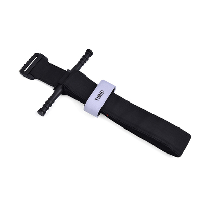 Outdoor Portable self adhesive hook and loop Strap First Aid print strap same side hook and loop  tourniquet