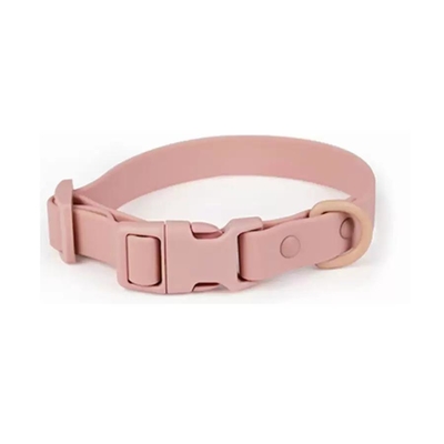 Dansky Dog Swimming Collar Leash Water-Proof PVC with Easy-to-Clean Washable Rubber in Leather Silicone Material
