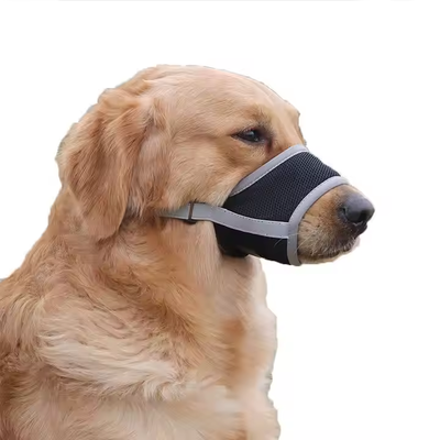 Dansky Eco-friendly Secure Soft Breathable Large Dog Muzzle for Large Dog Biting Training Outdoor Anti-bite Pet Mask air Mesh