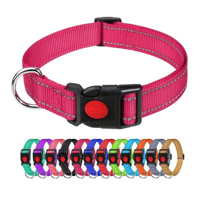 Dansky Custom Pattern and Color Personalized Safety Collar With Reflective Thread for Dogs