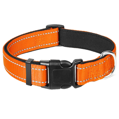 Dansky Custom Pattern and Color Personalized Safety Collar With Reflective Thread for Dogs