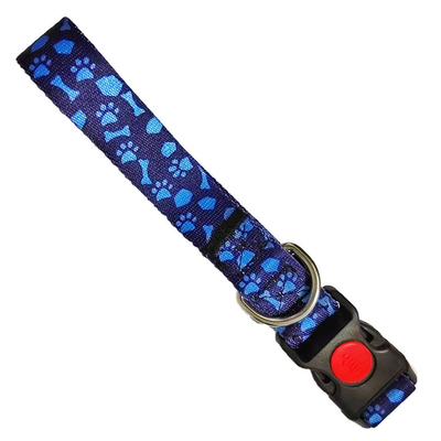 Dansky Custom Pattern and Color Personalized Safety Collar With Reflective Thread for Dogs