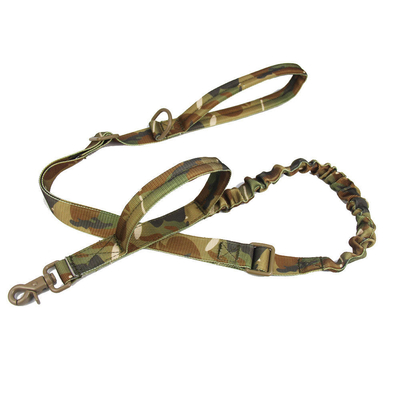 Dansky Extended Stretch Adjustable Nylon Dog Leash Outdoor Enthusiast Training Tactical Dog Strap